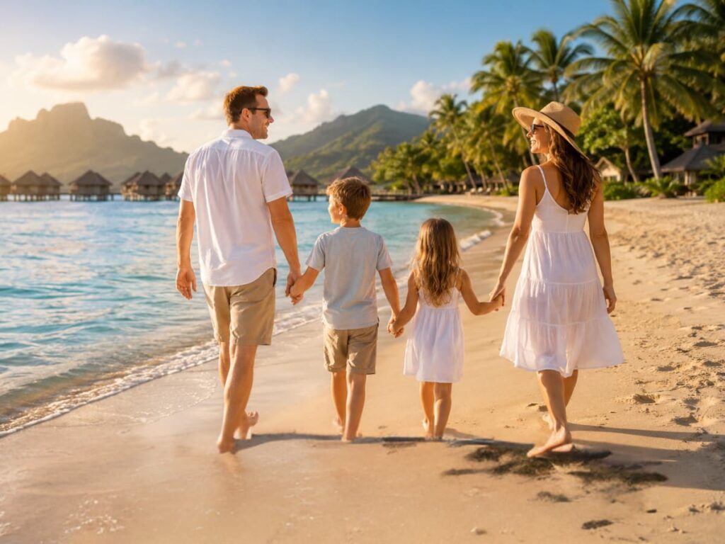 Family enjoying a resort holiday, representing the positive experiences many timeshare owners value